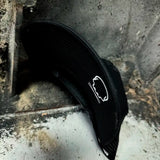 REAL CURVED BILL BLACK HAT