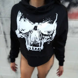 DESTRUCTION CROP HOODIE