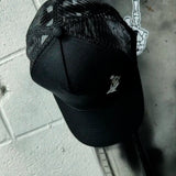 CHILLIN & GIRLLIN CURVED BILL BLACK HAT