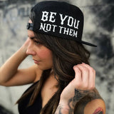 BE YOU SIDE STYLE BLACK HAT