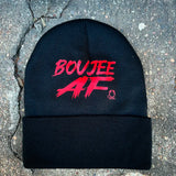 BOUJEE BLACK BEANIE