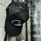 CLASSY CURVED BILL BLACK HAT