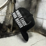 WORK HARDER SIDE STYLE BLACK HAT