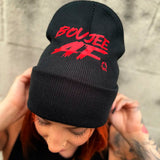 BOUJEE BLACK BEANIE