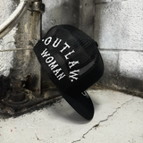 OUTLAW WOMAN SIDE STYLE BLACK HAT