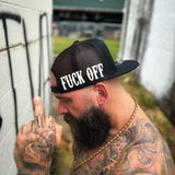 FUCK OFF SIDE STYLE BLACK HAT