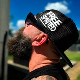 FREE SPIRITED SIDE STYLE BLACK HAT