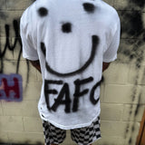 PUNK ROAD RASH FAFO WHITE TEE 1.0