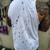 OIL ROAD RASH WHITE TANK TOP 1.0