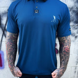 BLUE MAVERICK GOLF POLO