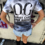 PUNK OG NOBODY CARES ROAD RASH WHITE TEE