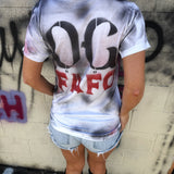 PUNK OG FAFO RASH WHITE TEE