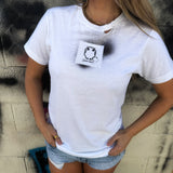 PUNK OL LADY WHITE TEE