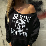 BE YOU WIDE NECK SWEATSHIRT