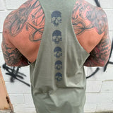 NO FUCKS STRINGER TANK TOP*MILITARY GREEN*