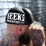 SEEK DISCOMFORT FLEXFIT COTTON SIDE STYLE HAT