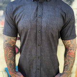 ESSENTIAL RUSTIC BLACK PEARL SNAP BUTTON UP