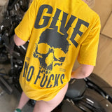 NO FUCKS CLASSIC TEE *YELLOW*