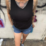 BLACK CROP TANK TOP 1.0