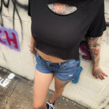 ROAD RASH BLACK CROP TOP 3.0