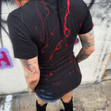 BLOOD ROAD RASH BLACK TEE 1.0