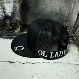 OL' LADY SIDE STYLE BLACK HAT