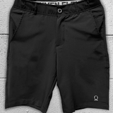 HYBRID FLEX BLACK SHORTS