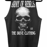 REBELS ROAD RASH BLACK TANK TOP