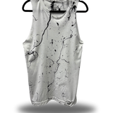 OIL ROAD RASH WHITE TANK TOP 1.0