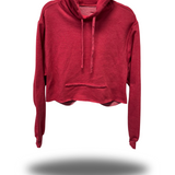 ROAD RASH RED CROP HOODIE - 1.0