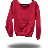 RED ROAD RASH WIDENECK SWEATER 1.0