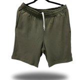 PIQUE GYM SHORTS LIEUTENANT GREEN