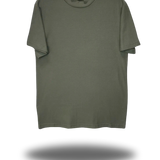 BLANK LIEUTENANT GREEN MOCK NECK TEE