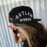 OUTLAW WOMAN SIDE STYLE BLACK HAT