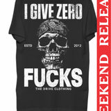 ZERO FUCKS BLACK CLASSIC TEE