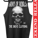 REBELS ROAD RASH BLACK TANK TOP