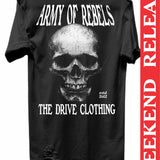 REBELS ROAD RASH BLACK TEE