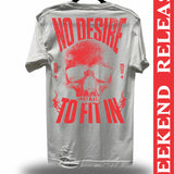 FIT IN WHITE ROAD RASH TEE