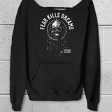 FEAR WIDE NECK SWEATSHIRT