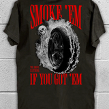 SMOKE E'M VINTAGE TEE *PEPPER*