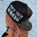 PROVE SIDE STYLE GREEN CAMO HAT