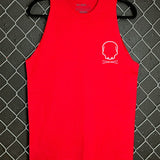 NO REGRETS TANK TOP*RED*