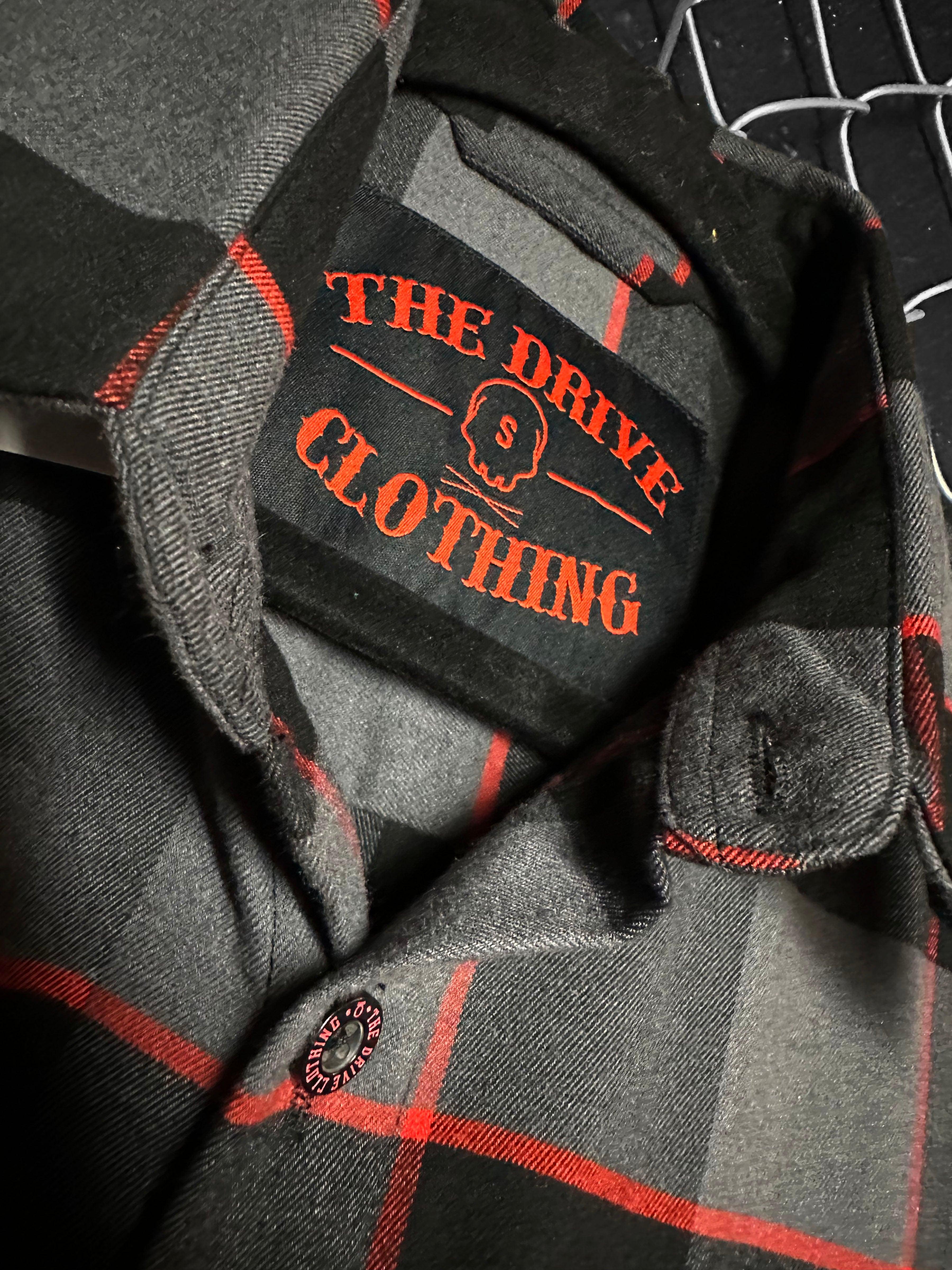 TDC BLACK/GREY/RED FLANNEL – The Drive Clothing