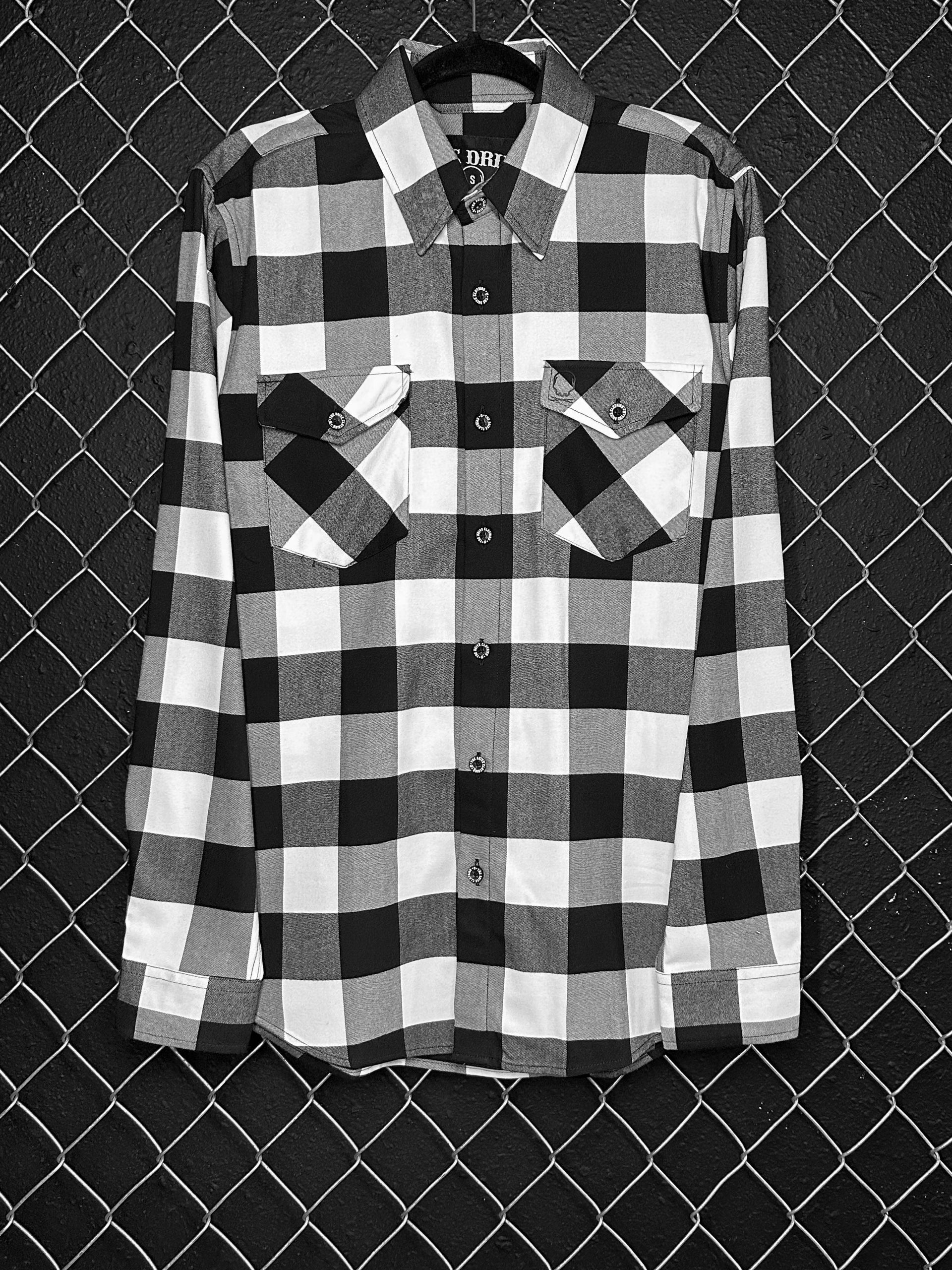 TDC BLACK/GREY/RED FLANNEL – The Drive Clothing