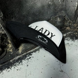 OL' LADY BLACK & WHITE HAT